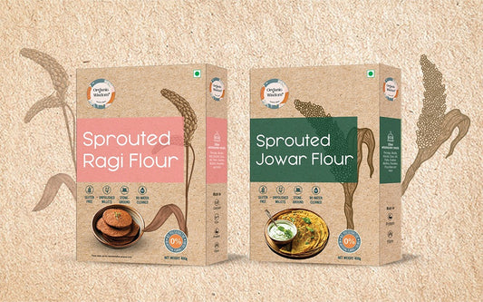Sprouted Ragi & Jowar Flour