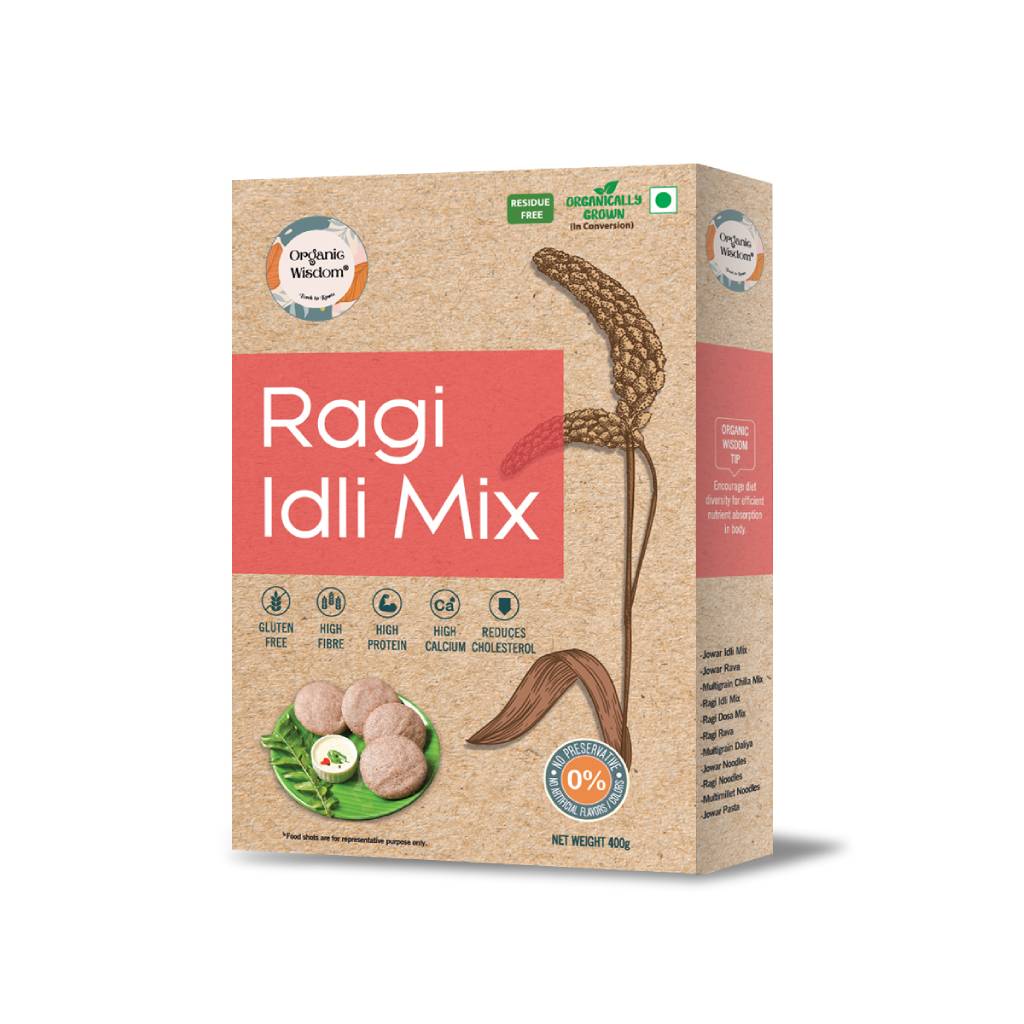 Organic Wisdom's Ragi Idli Mix