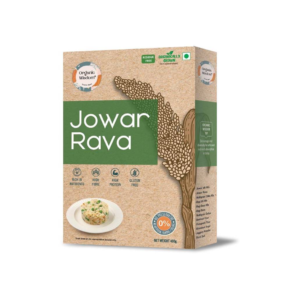 Organic Wisdom Jowar Rava 400gm