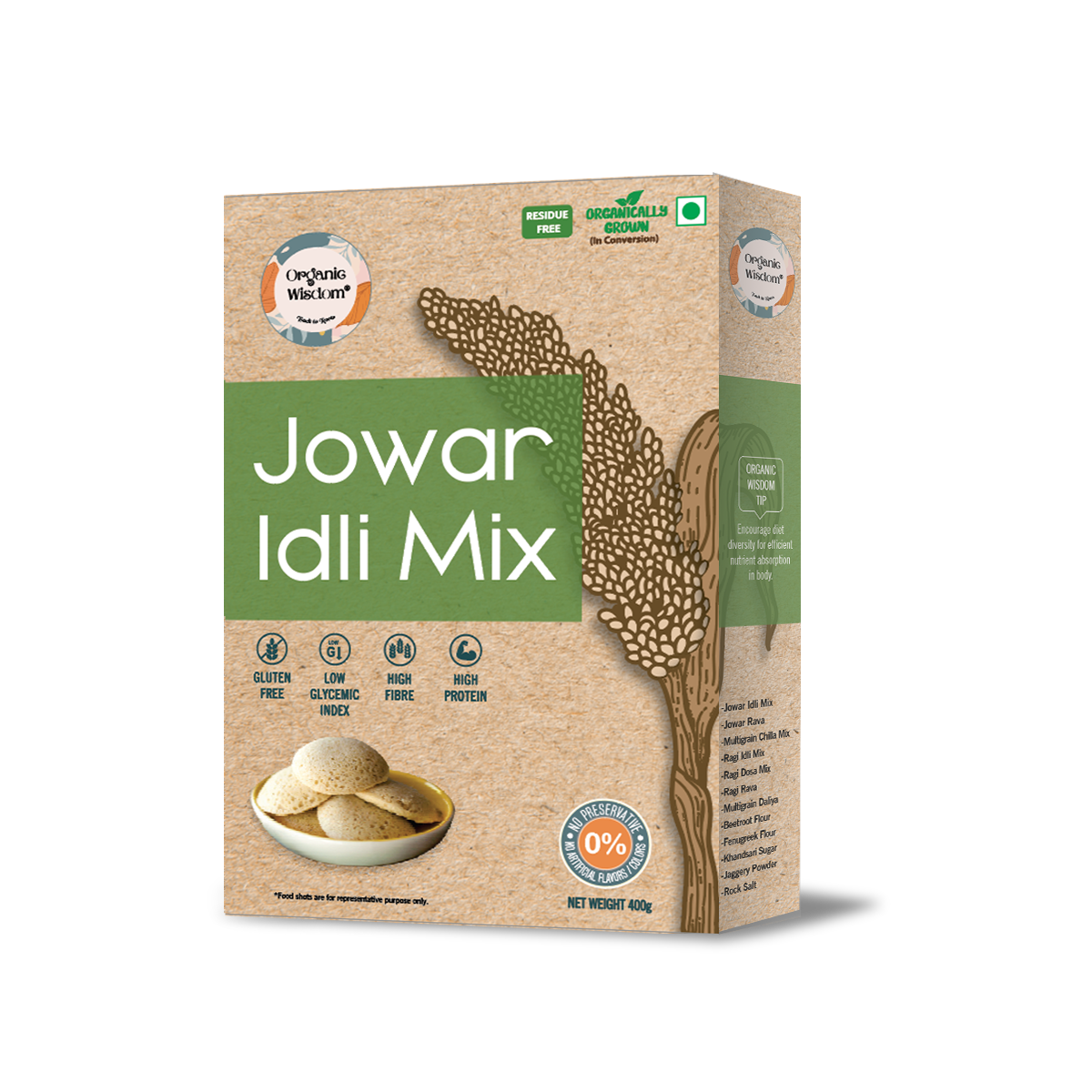 Benefits of Organic Wisdom Jowar Idli Mix