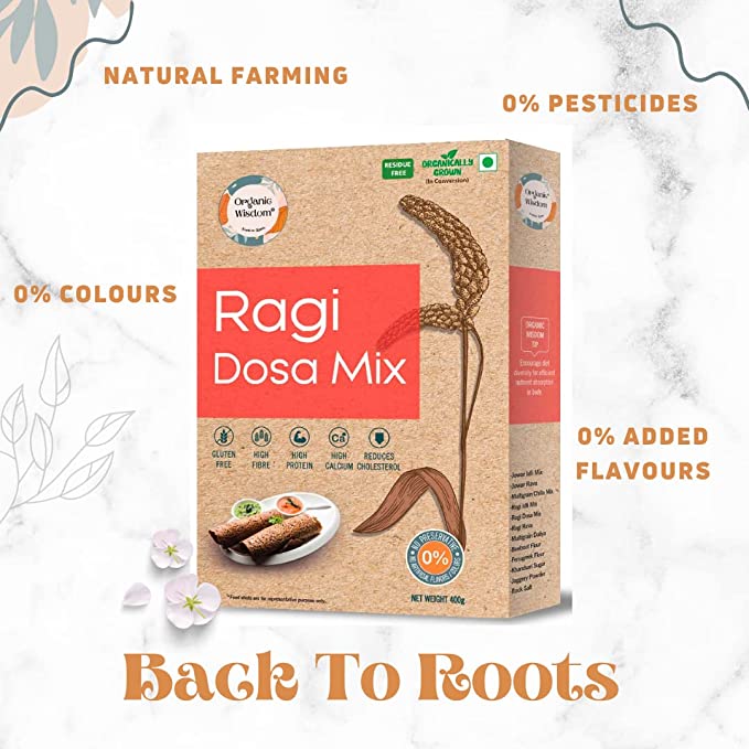 Why Organic Wisdom's Ragi Dosa Mix?